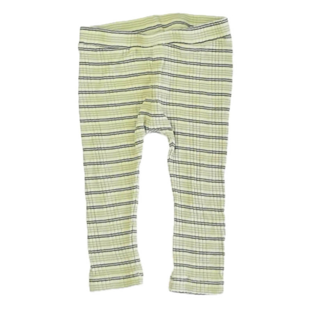 Kate Quinn Boys Green Stripe Leggings size: 18-24 Months